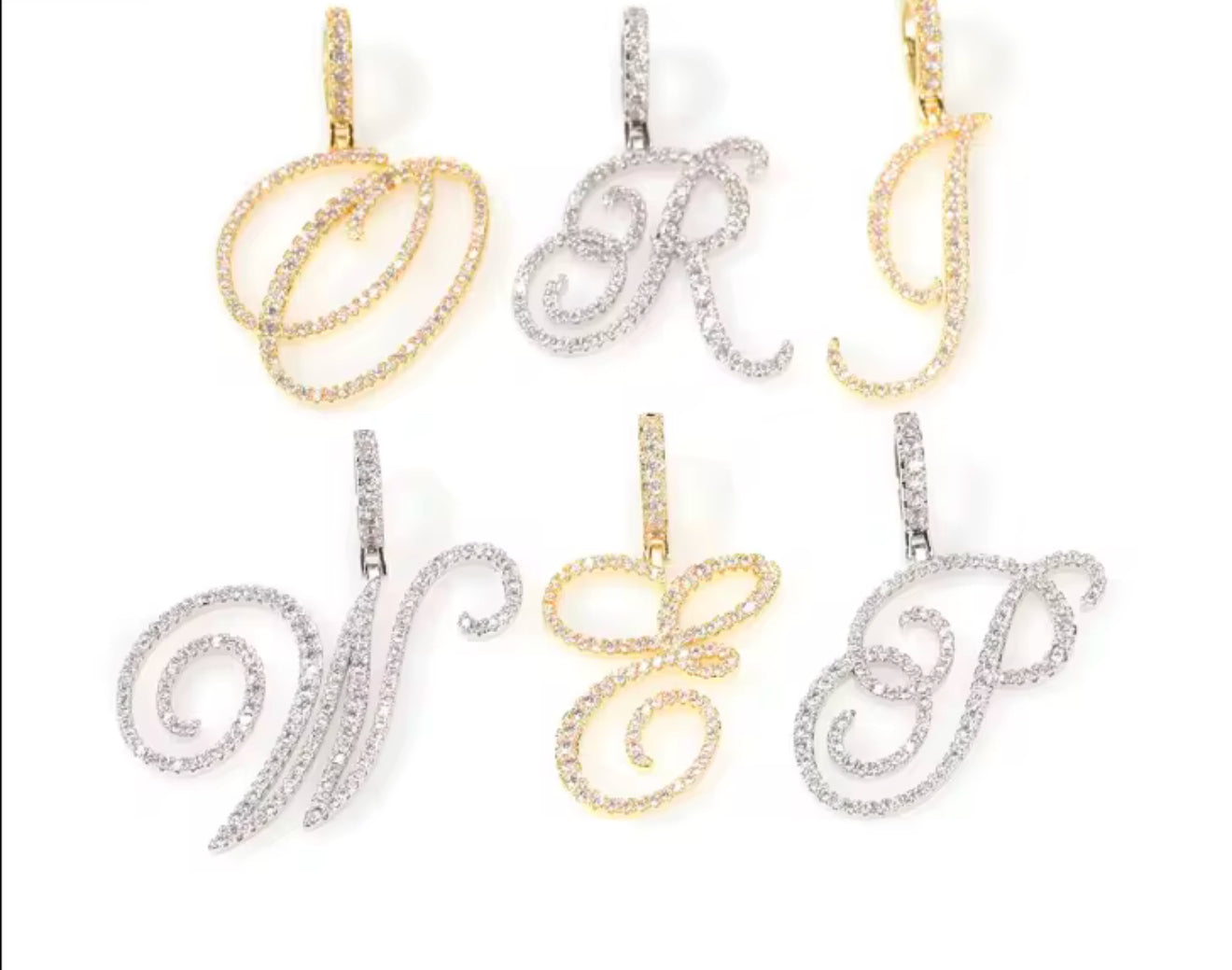 Letter pendants